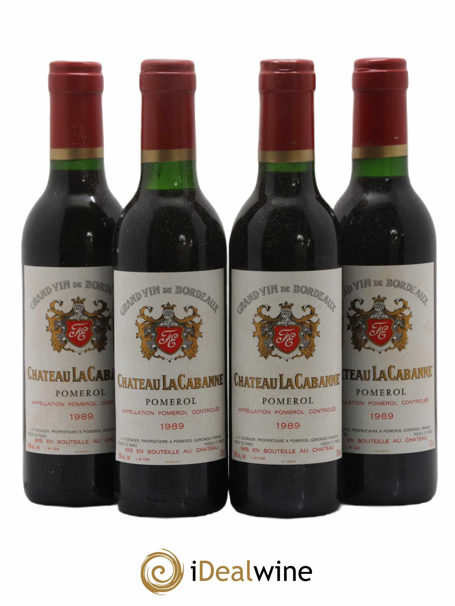 Pomerol La Cabanne 1989 - Lot de 24 Demi-bouteilles