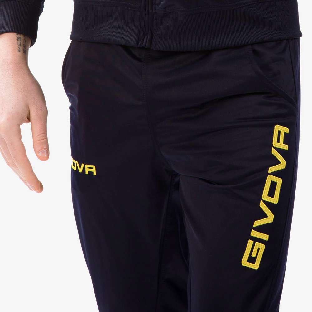 Givova Tuta Visa Trainingsanzug navy/gelb