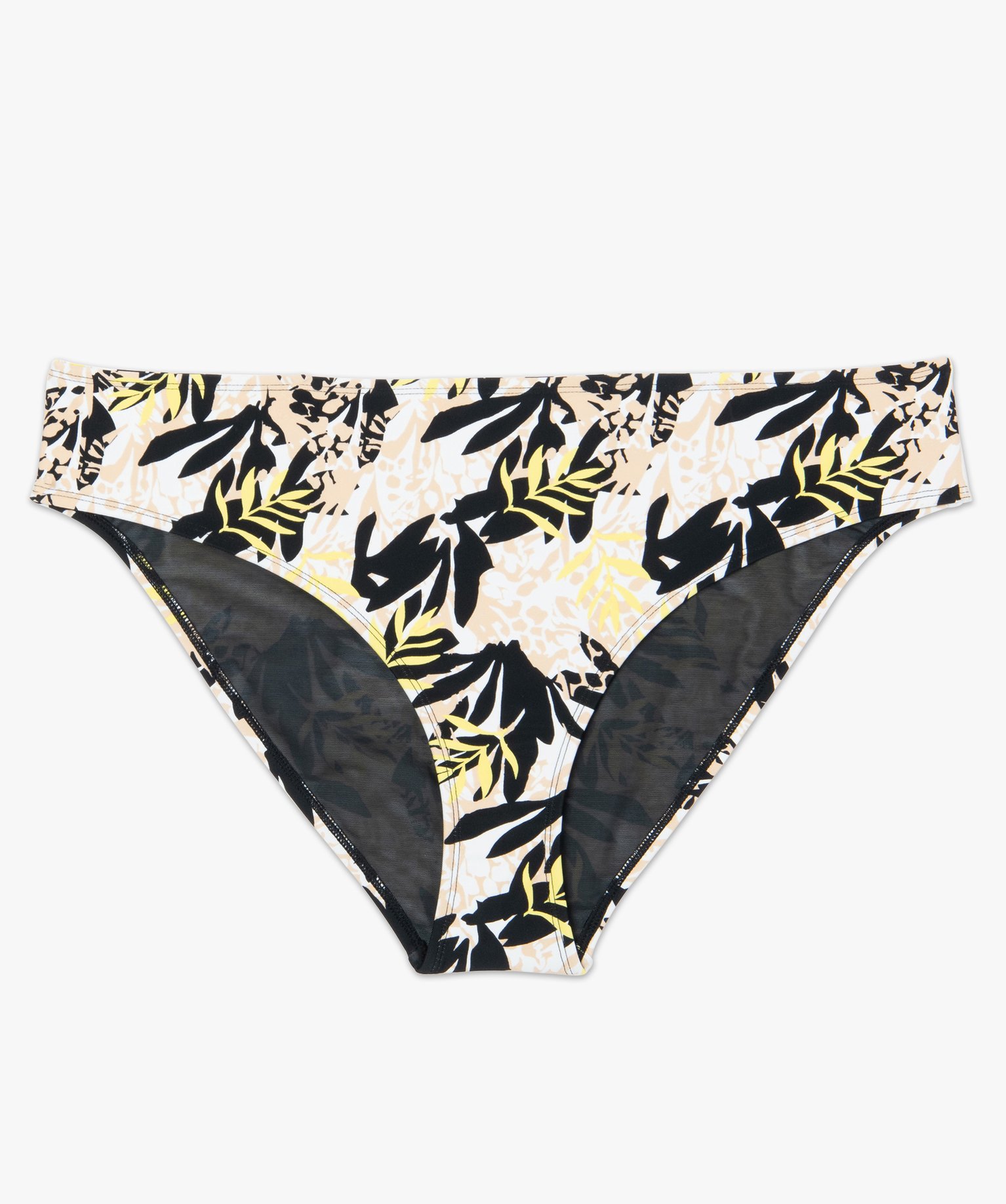 Bas de maillot de bain femme grande taille forme culotte imprime | GEMO
