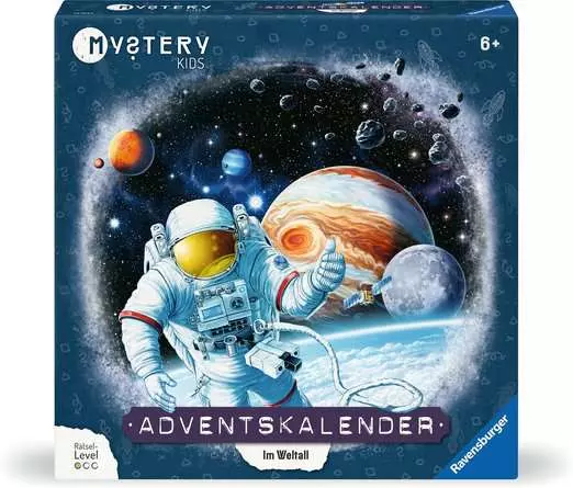 Mystery kids Adventskalender - Im Weltall - Kinderspiel ab 6 Jahren