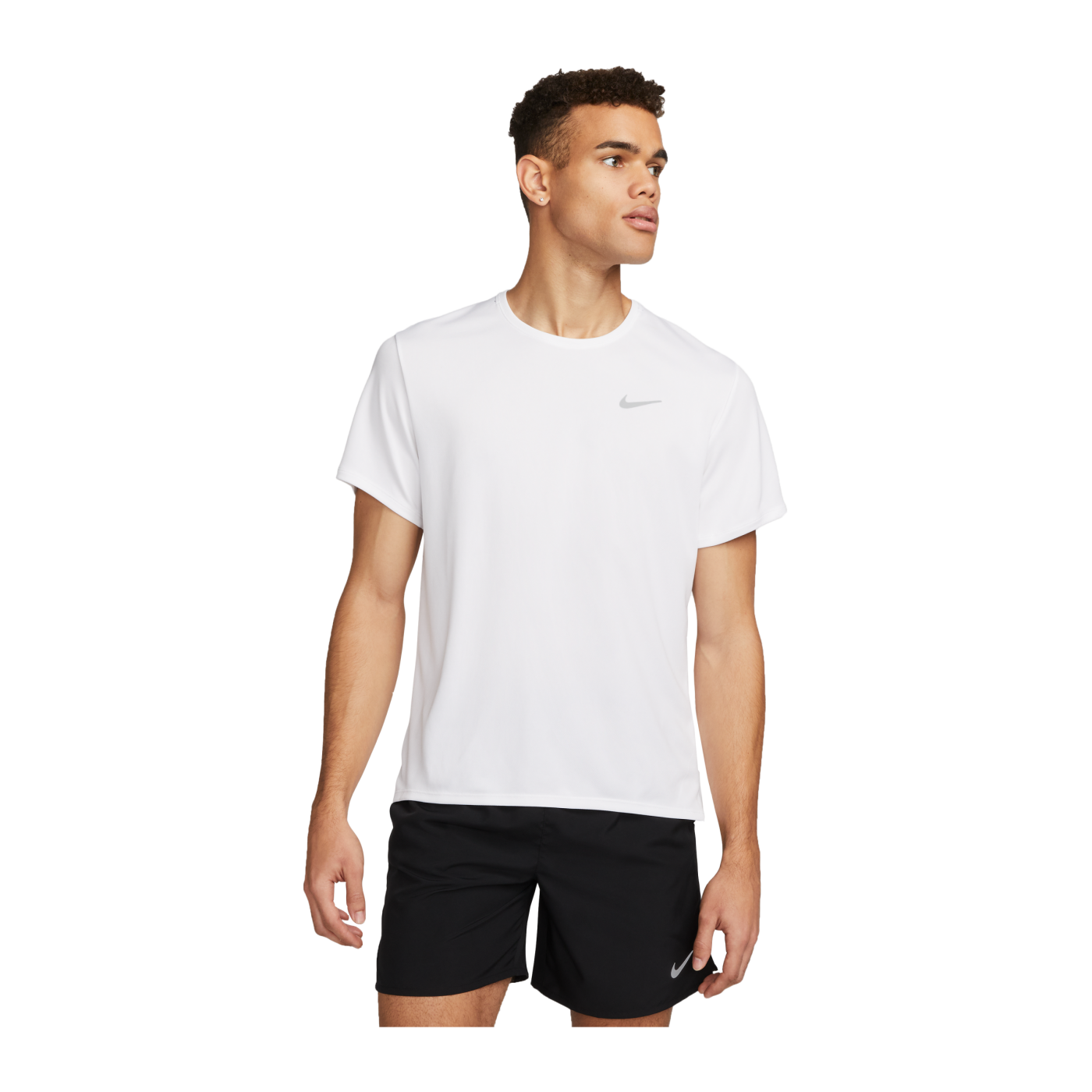 Nike Miler UV T-Shirt Weiss F100
