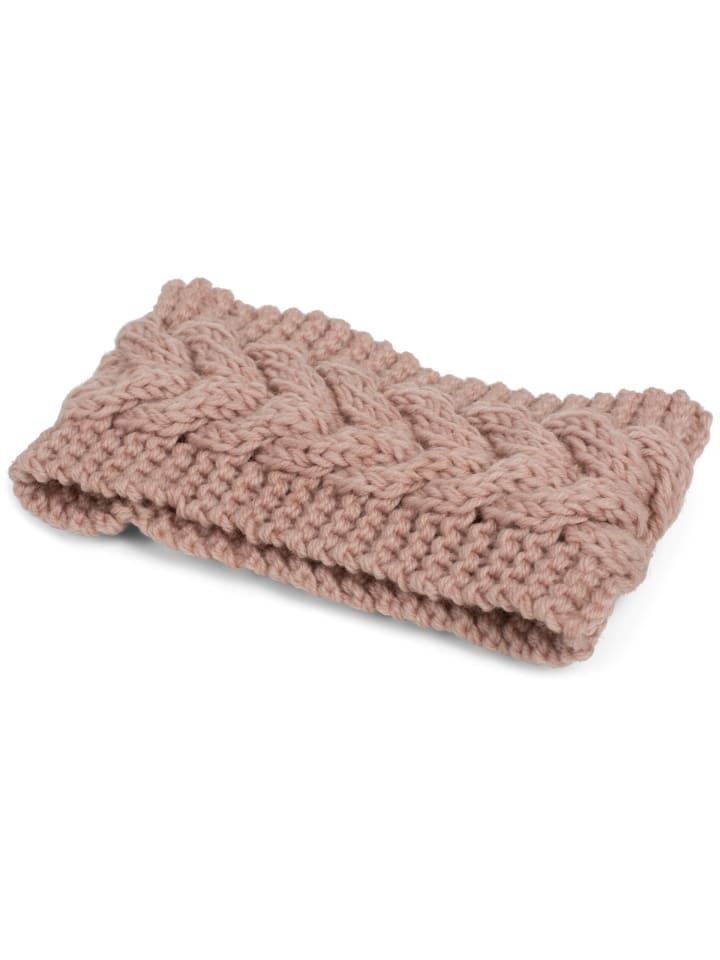 styleBREAKER Strick Stirnband in Rose günstig kaufen onesize