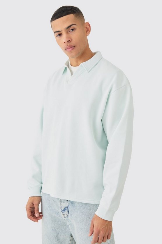 Oversize Rugby-Poloshirt