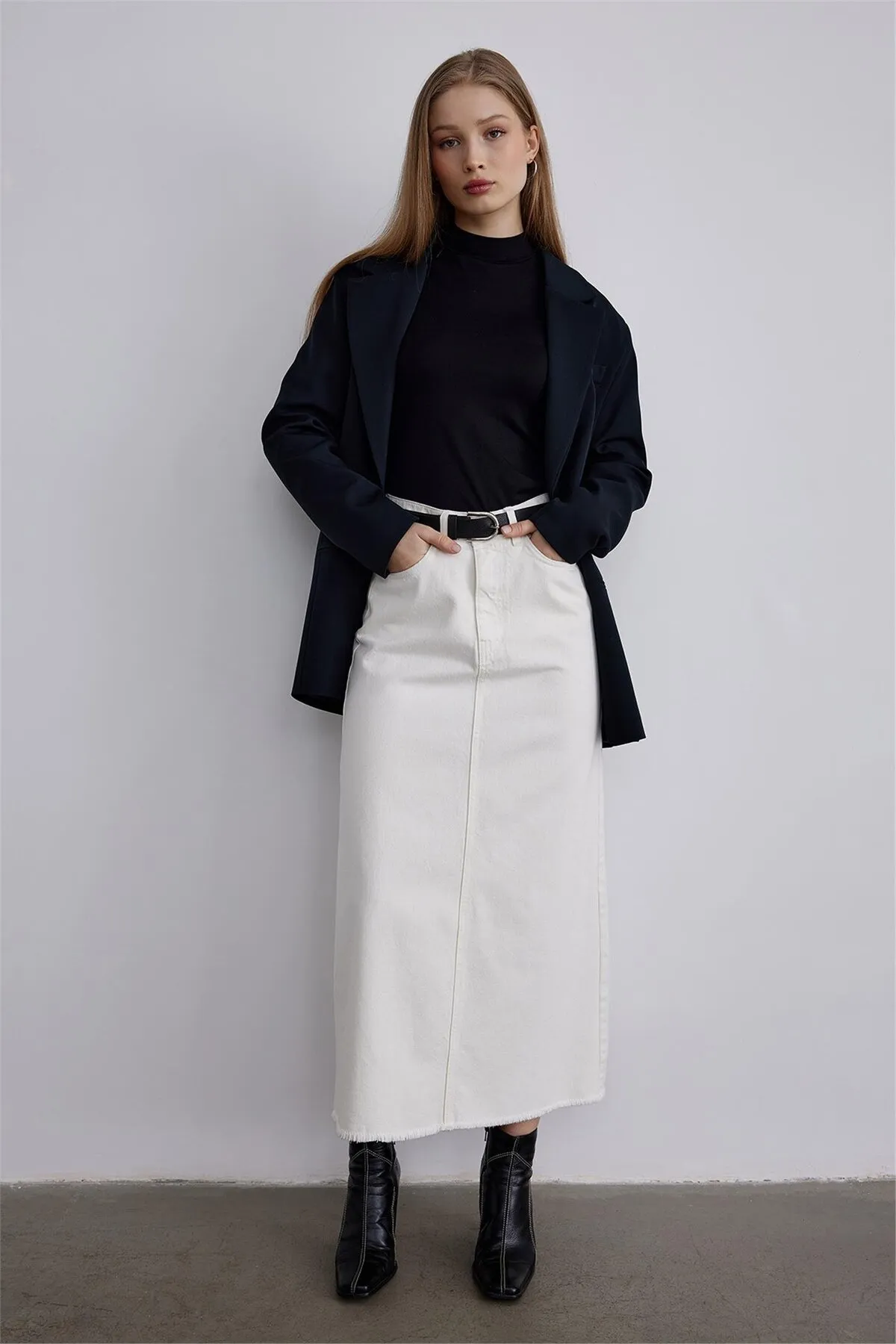 Suud Collection  Rock - Ecru - Maxi