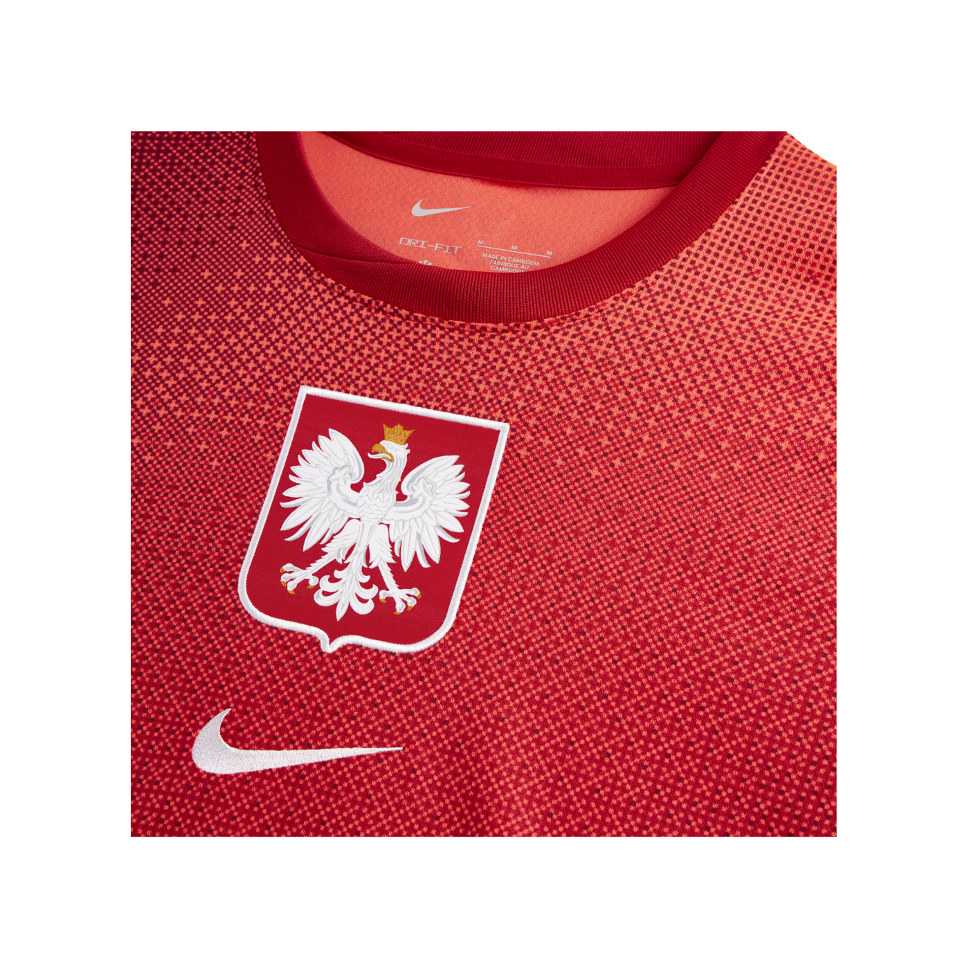 Nike Polen Trikot Away Rot Rot Weiss F635