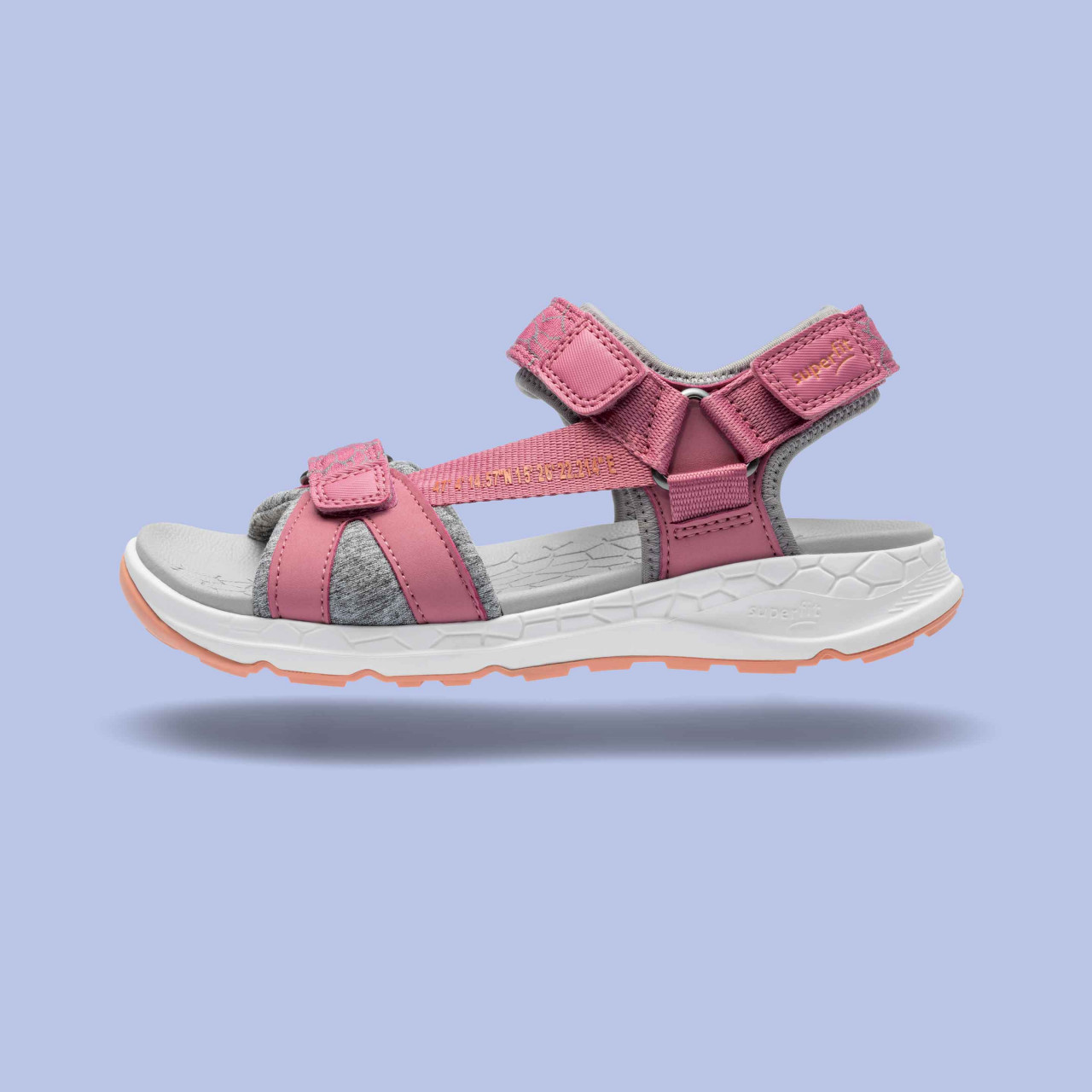 CRISS CROSS - Pink/Orange Sandale mit Klettverschluss
