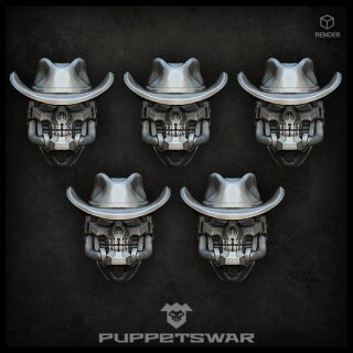Gunslinger Reaper heads (5)