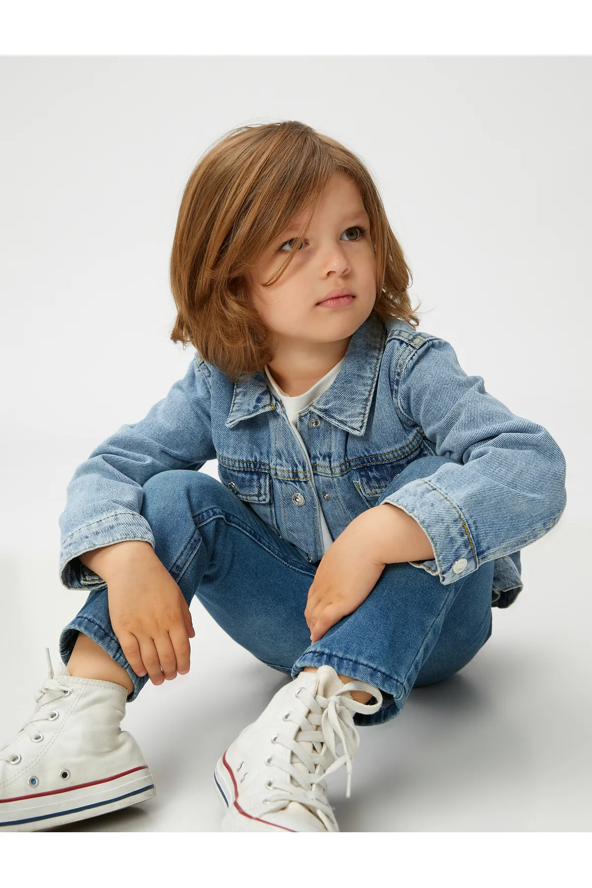 Koton  Jeanshose, elastische Taille, Tasche, Baumwolle