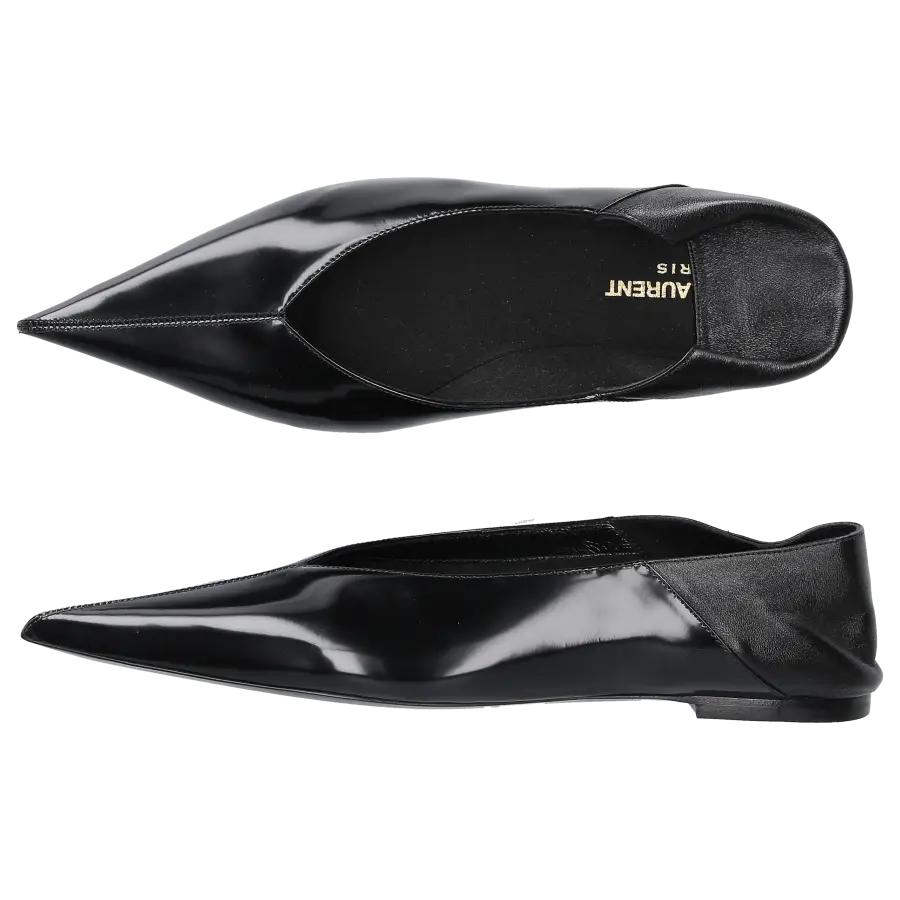 Saint Laurent - Slipper NOUR Nappaleder - schwarz