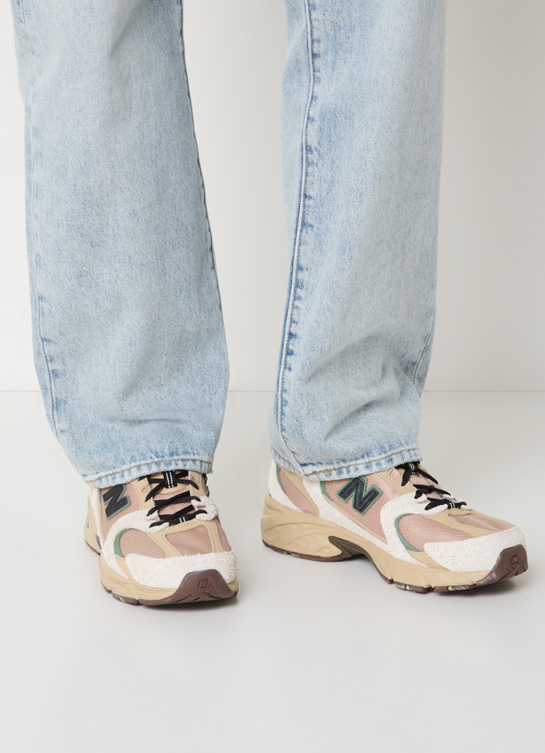 Teniși New Balance 530 din plasă cu detalii din piele întoarsă