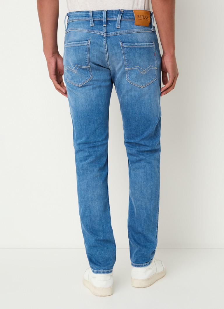 Replay Slim fit džinsi ar vidēji biezu mazgāšanas daudzumu