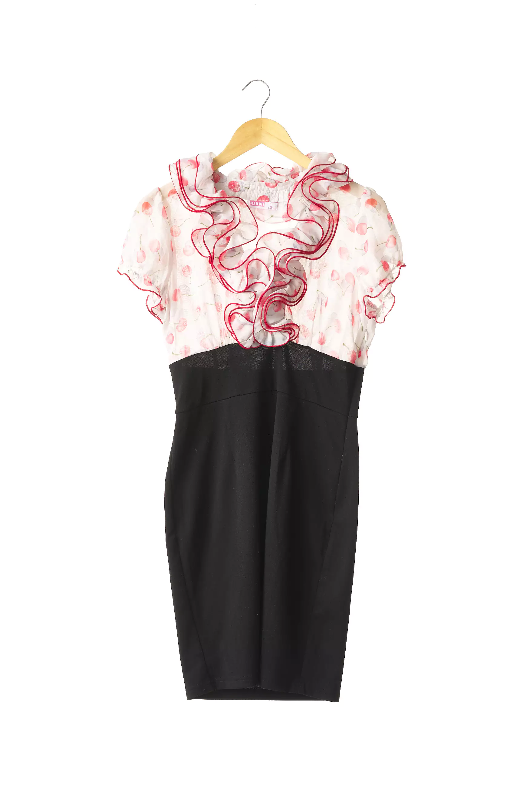 Ashwi Robes Mi Longues Femme couleur noir