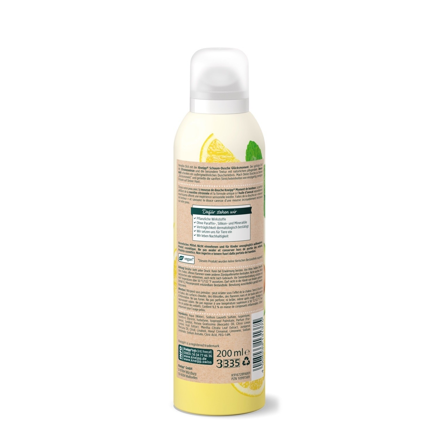 Schaum-Dusche Glücksmoment