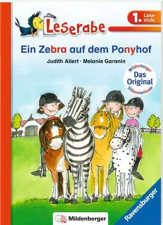 Leserabe mit Mildenberger Silbenmethode: Ein Zebra auf dem Ponyhof