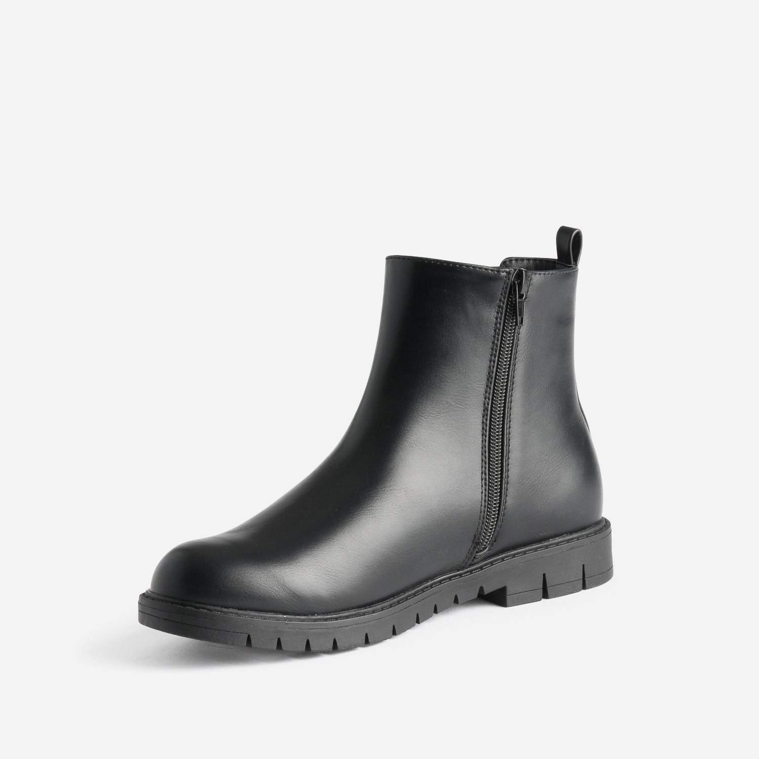Chelsea boots BUGGY noir à semelle crantée