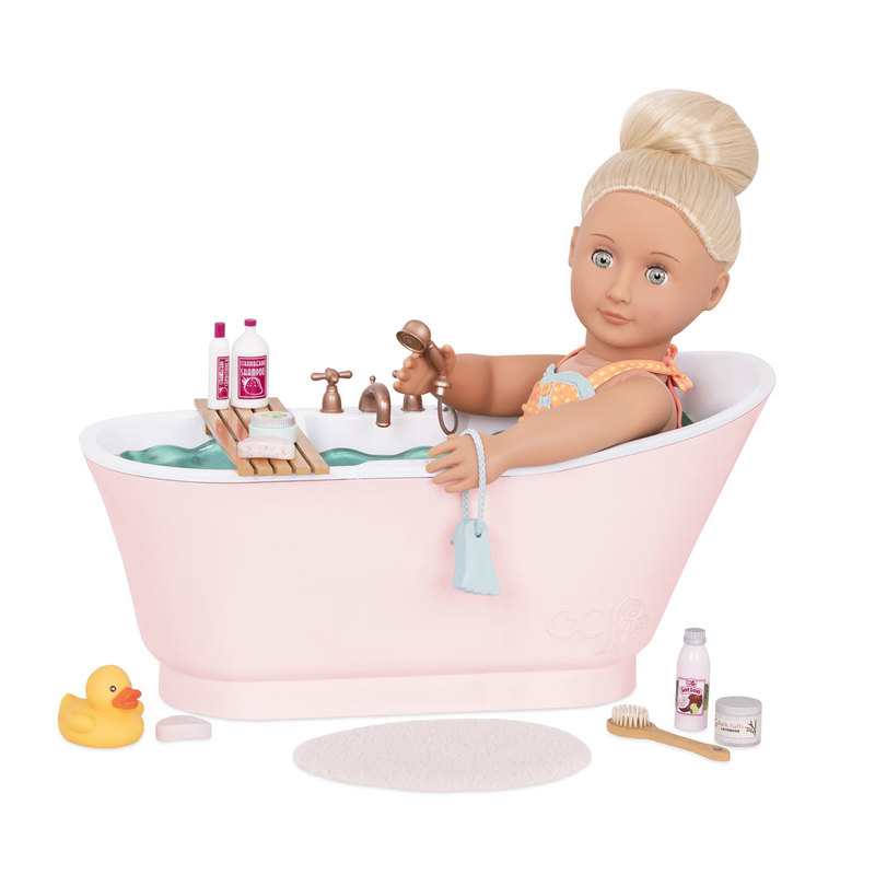 Baignoire et ses accessoires pour poupée Our Generation