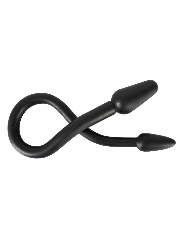 Rebel Doppeldildo Double Plug in schwarz günstig kaufen 76 cm
