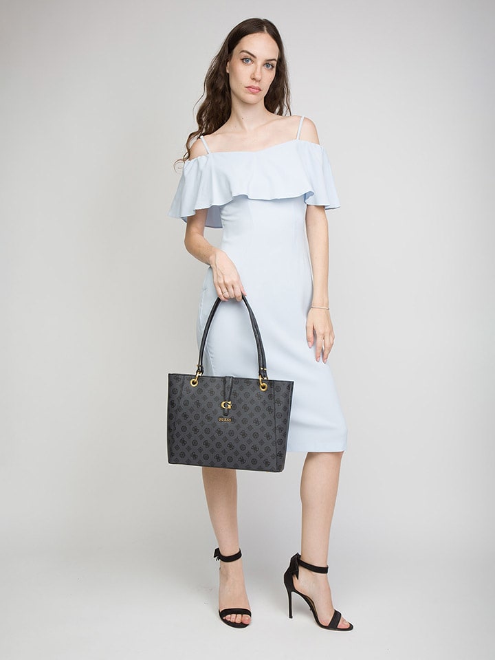Guess Schultertasche in Anthrazit - (B)30 x (H)25 x (T)10 cm günstig kaufen onesize
