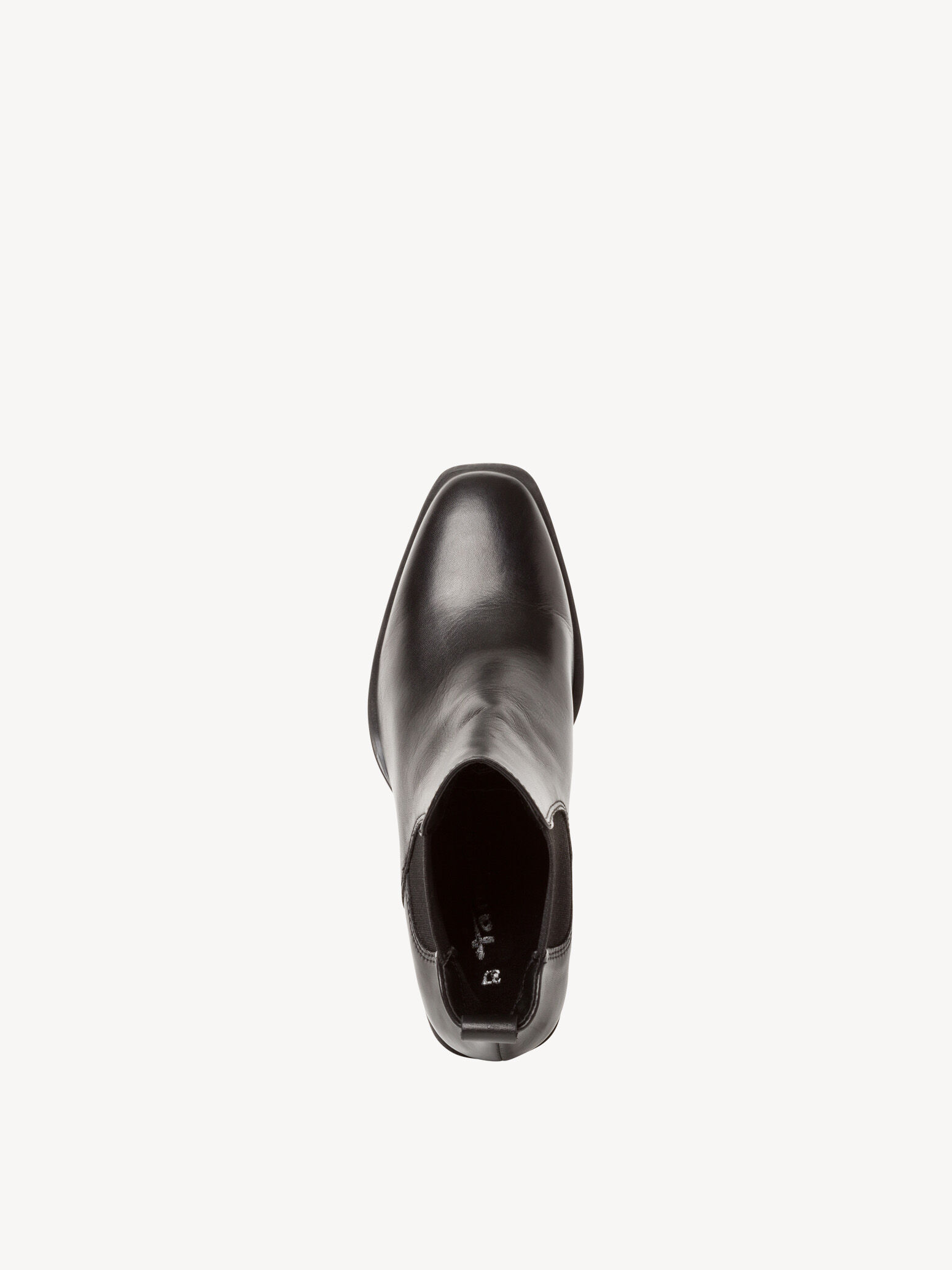 Bottine Chelsea en cuir - noir