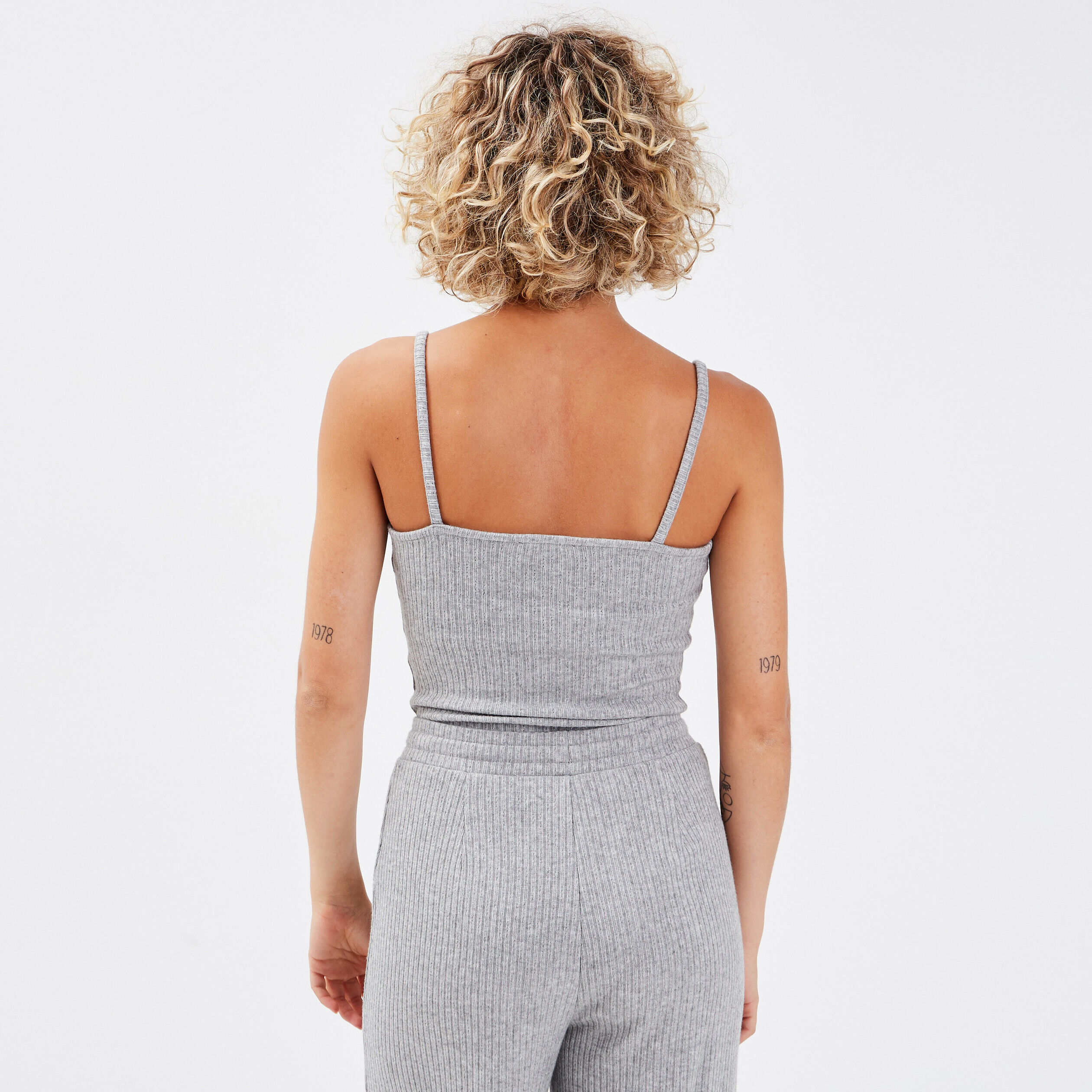 Body bretelles fines gris clair femme | Cache Cache
