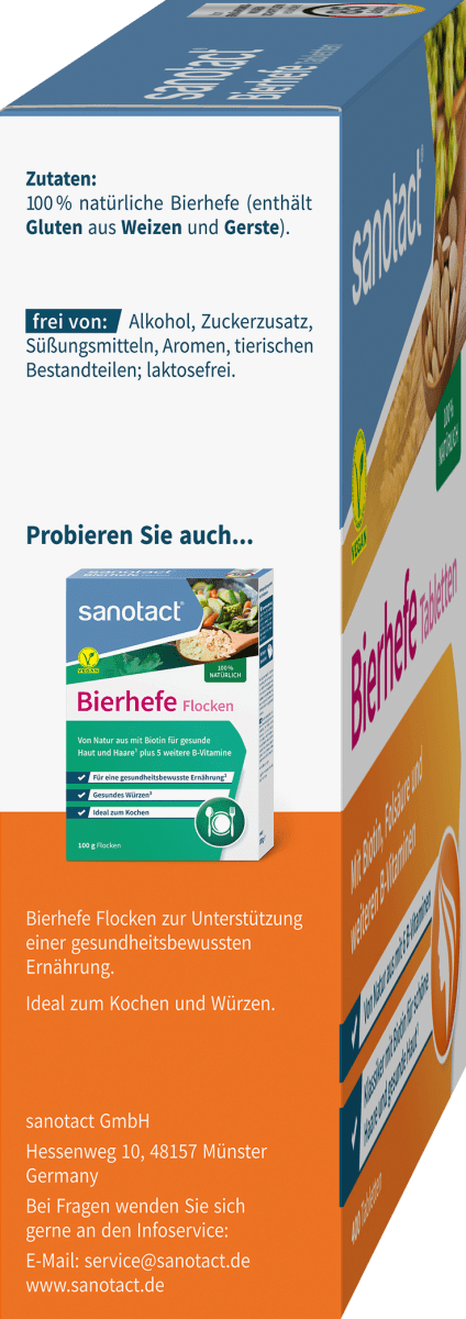 Bierhefe Tabletten 400 St., 200 g