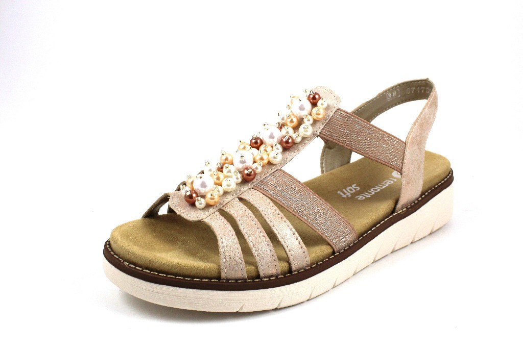 REMONTE Klassische Sandalen rot