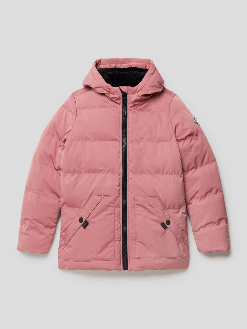 Steppjacke mit Kapuze Modell 'Kyara' in rosa