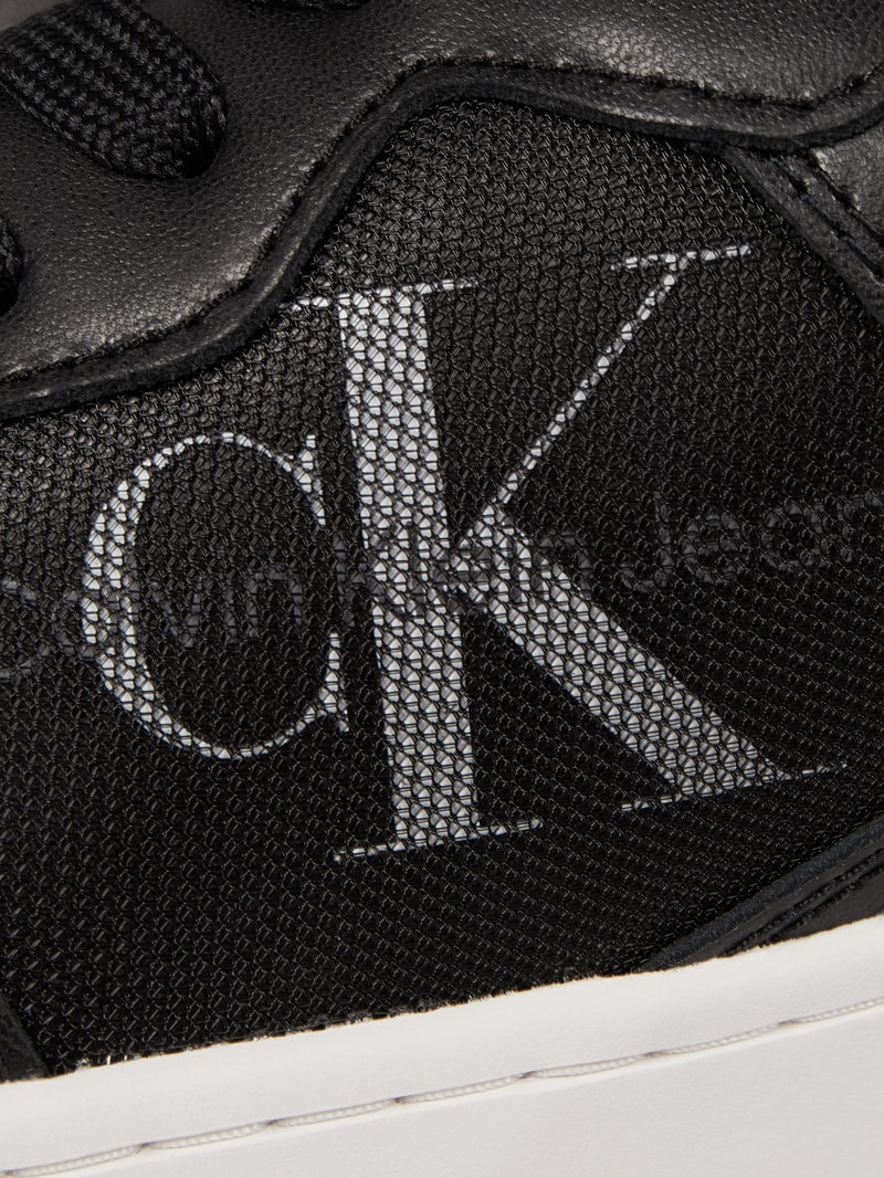 Pantolette aus Leder  in black