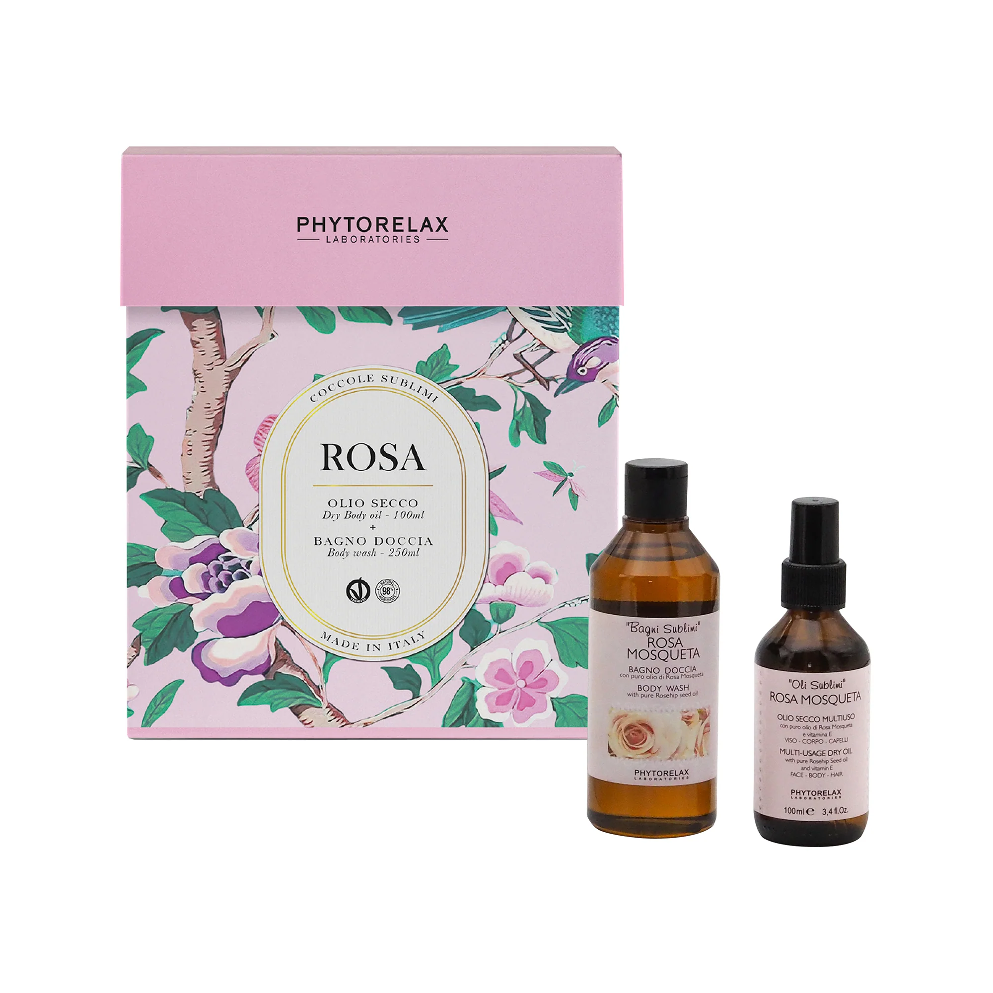 Darčeková sada na telo 98% prírodná starostlivosť Sublime Pampering Pink