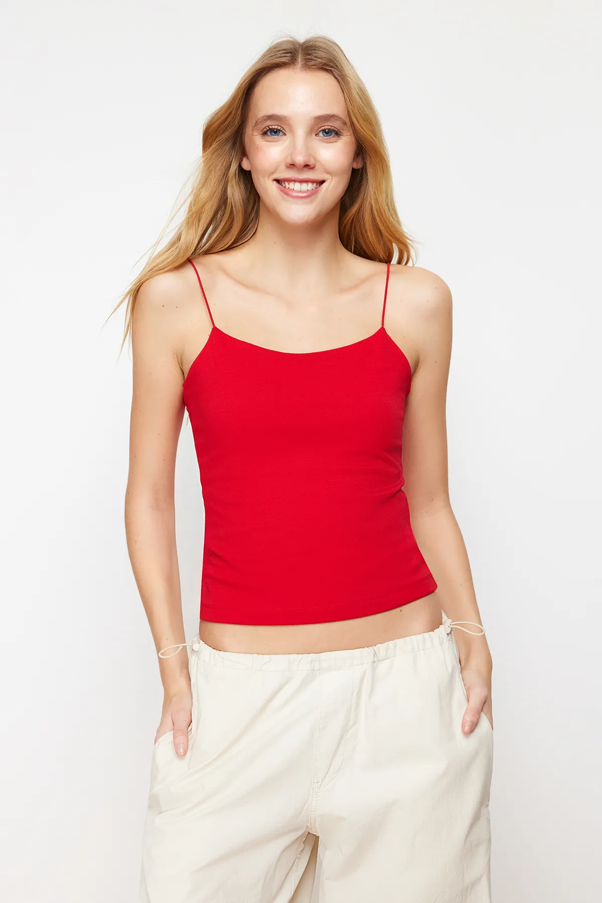 Trendyol Collection  Unterhemd - Rot - Slim Fit