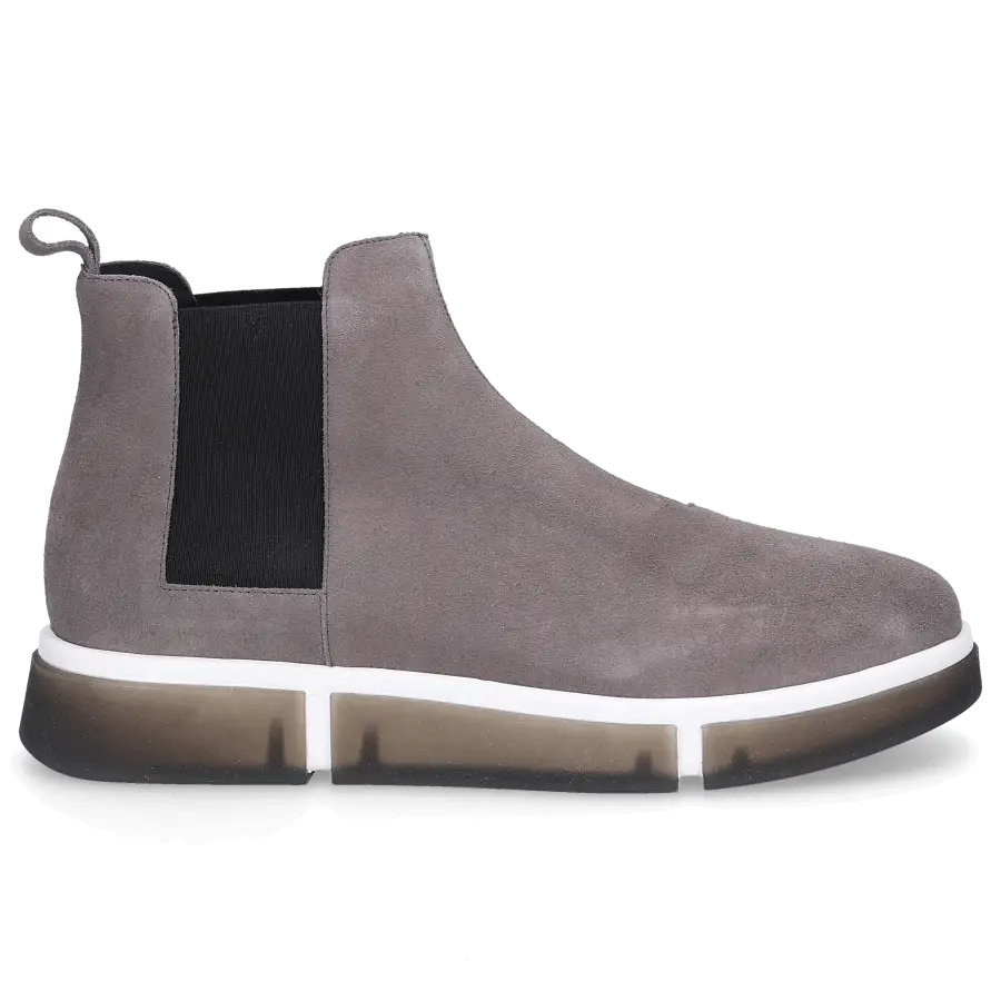 V Design - Chelsea Boots BEATLES Kalbsveloursleder - grau