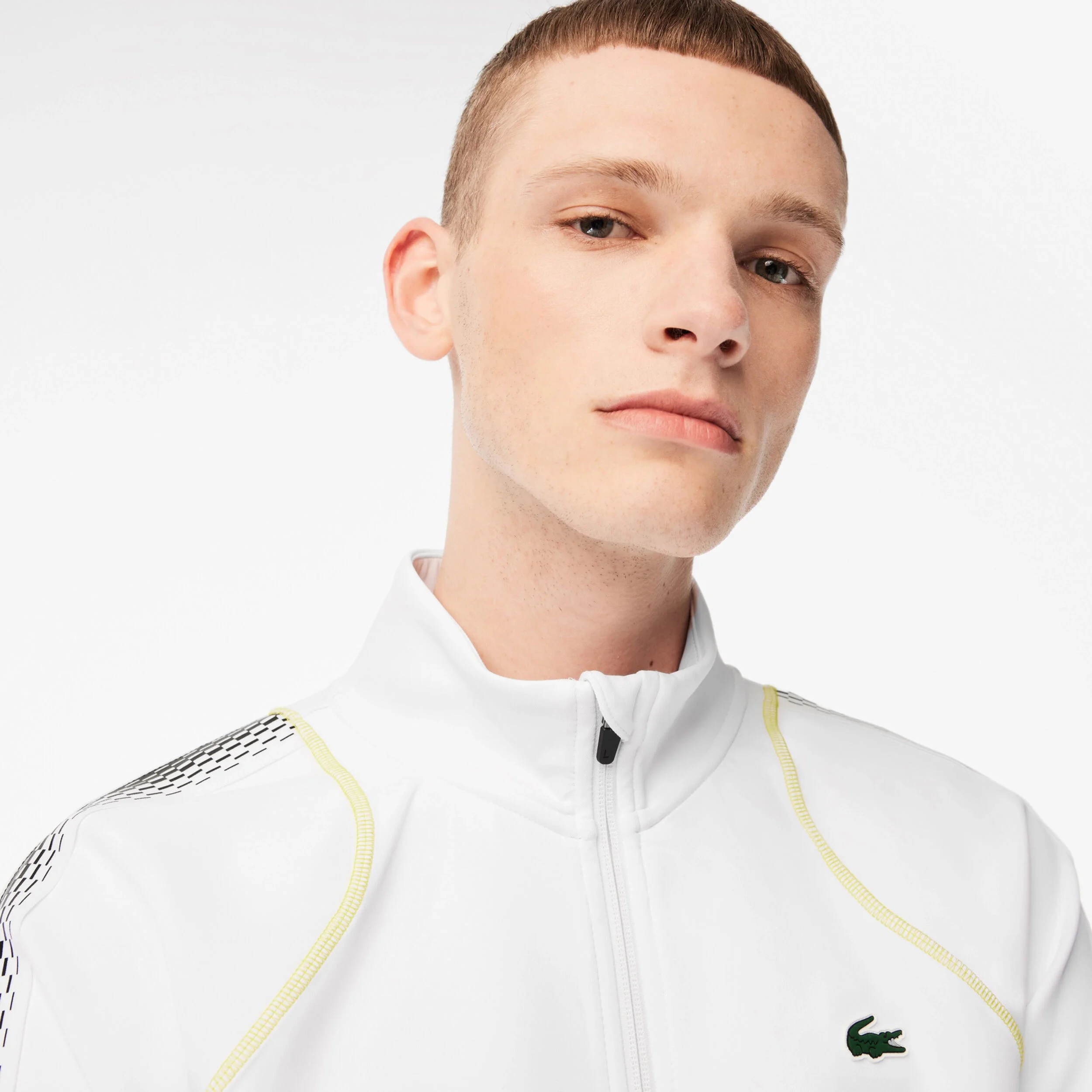Sweatjacke Herren - Weiß, Gelb