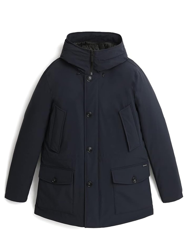 Woolrich Daunenparka in Dunkelblau günstig kaufen