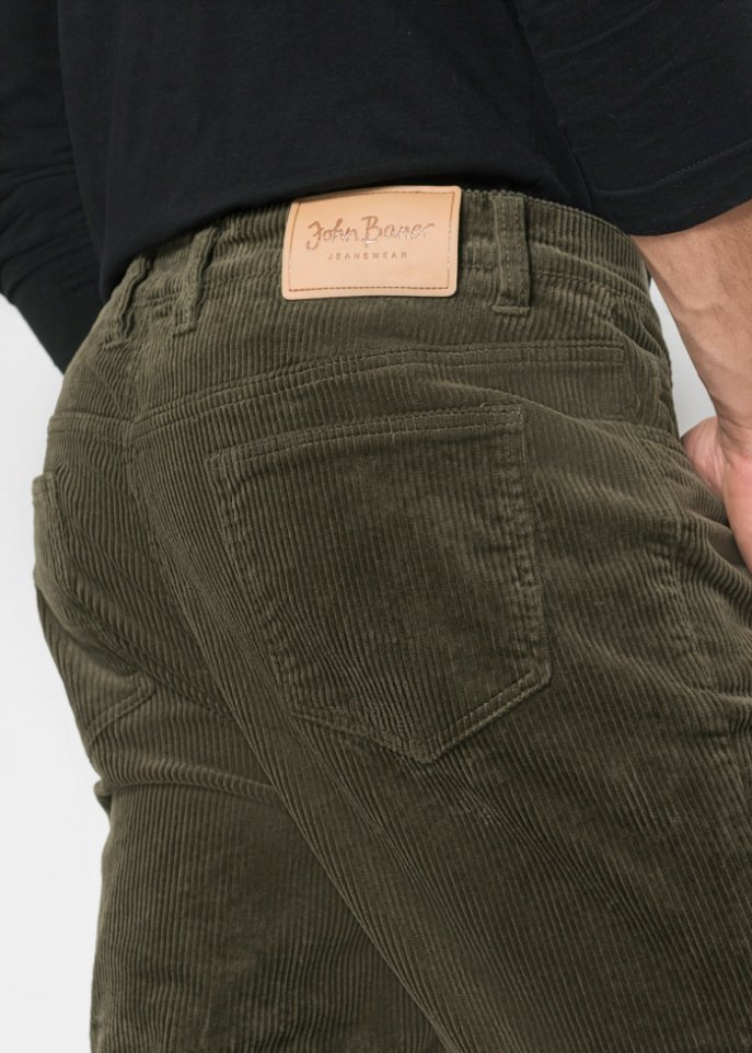 Regular Fit Stretch-Cordhose mit Komfortschnitt