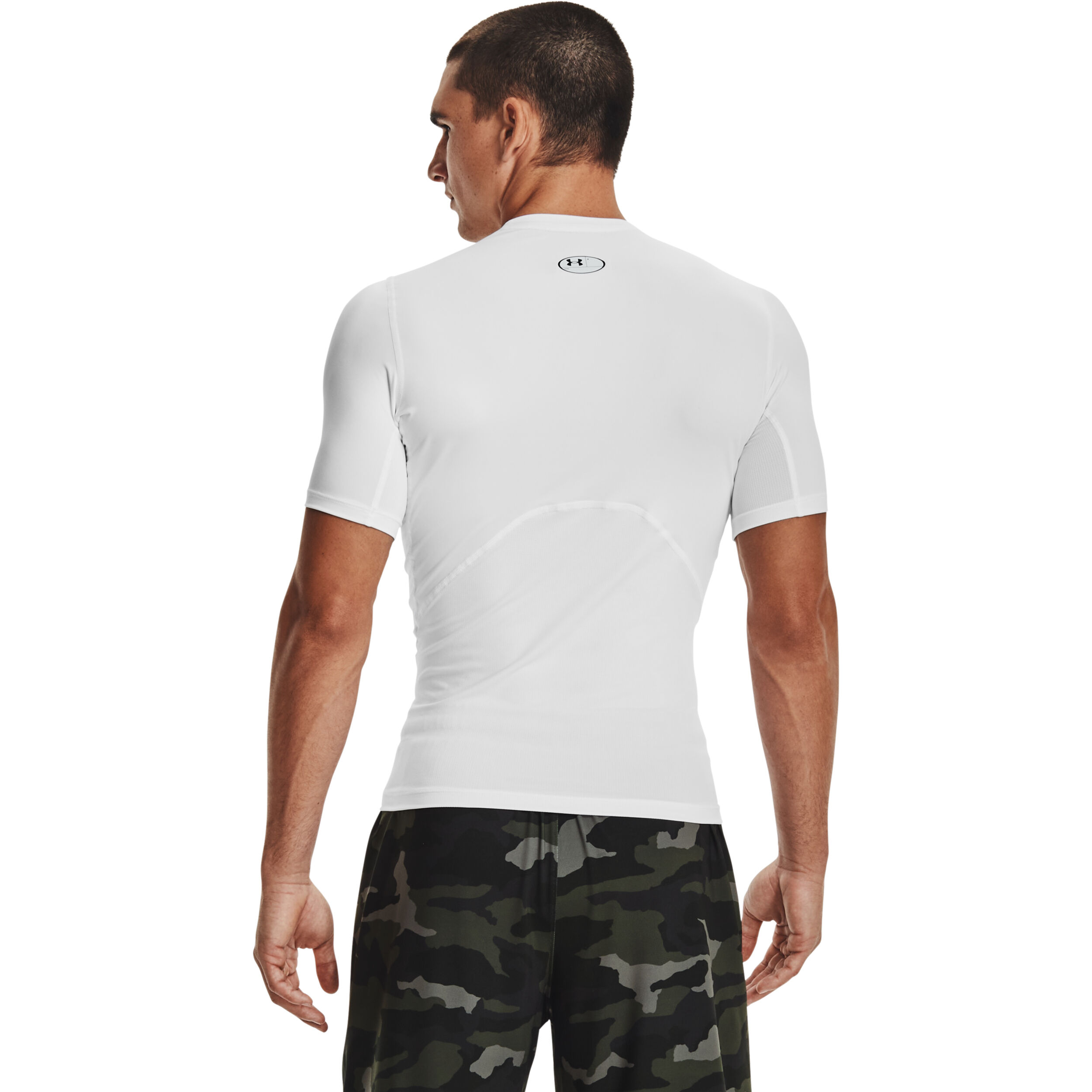 Heatgear Comp T-Shirt Herren - Weiß, Schwarz