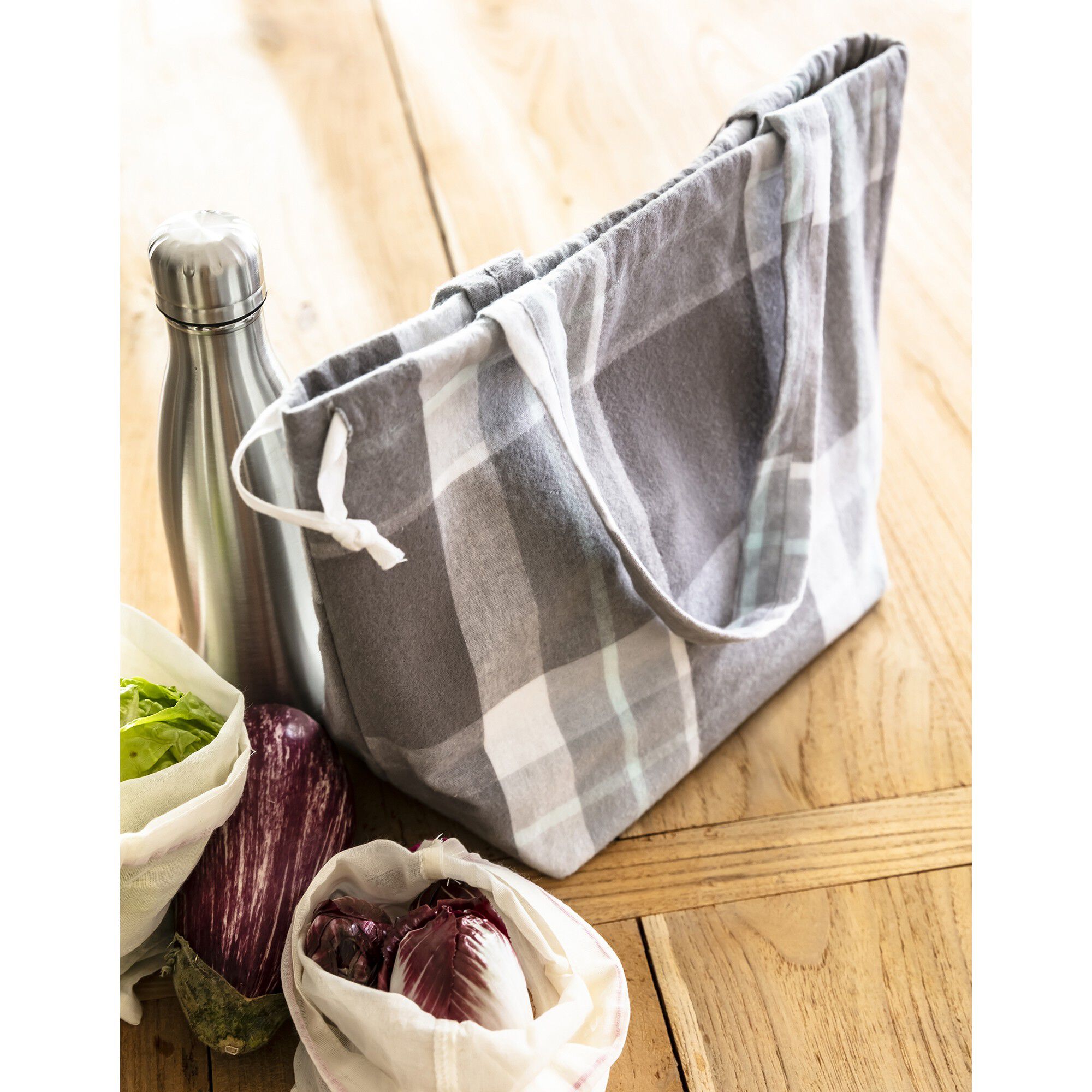 Sac à pain en tissu flanelle