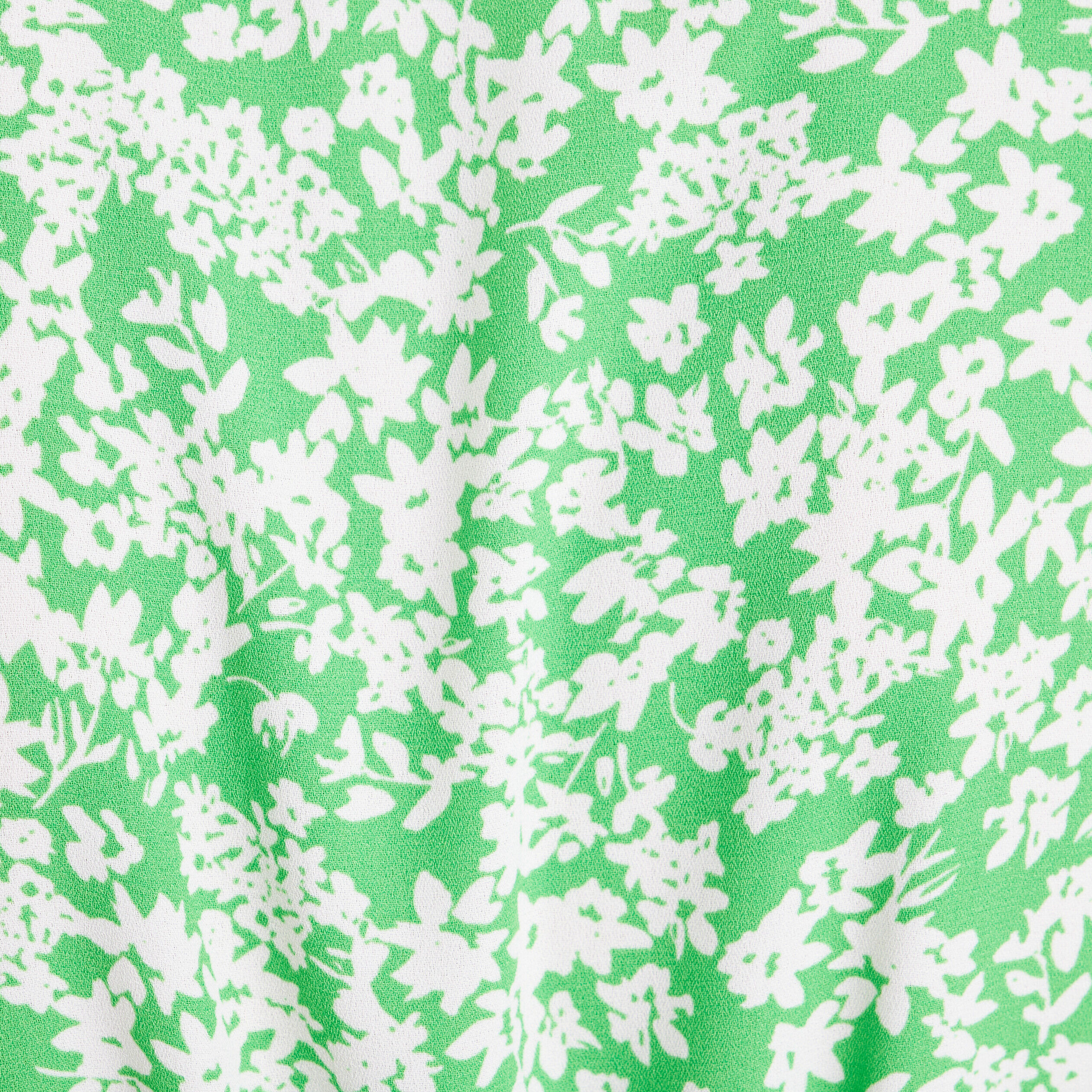 Robe évasée manches courtes vert clair femme | Cache Cache