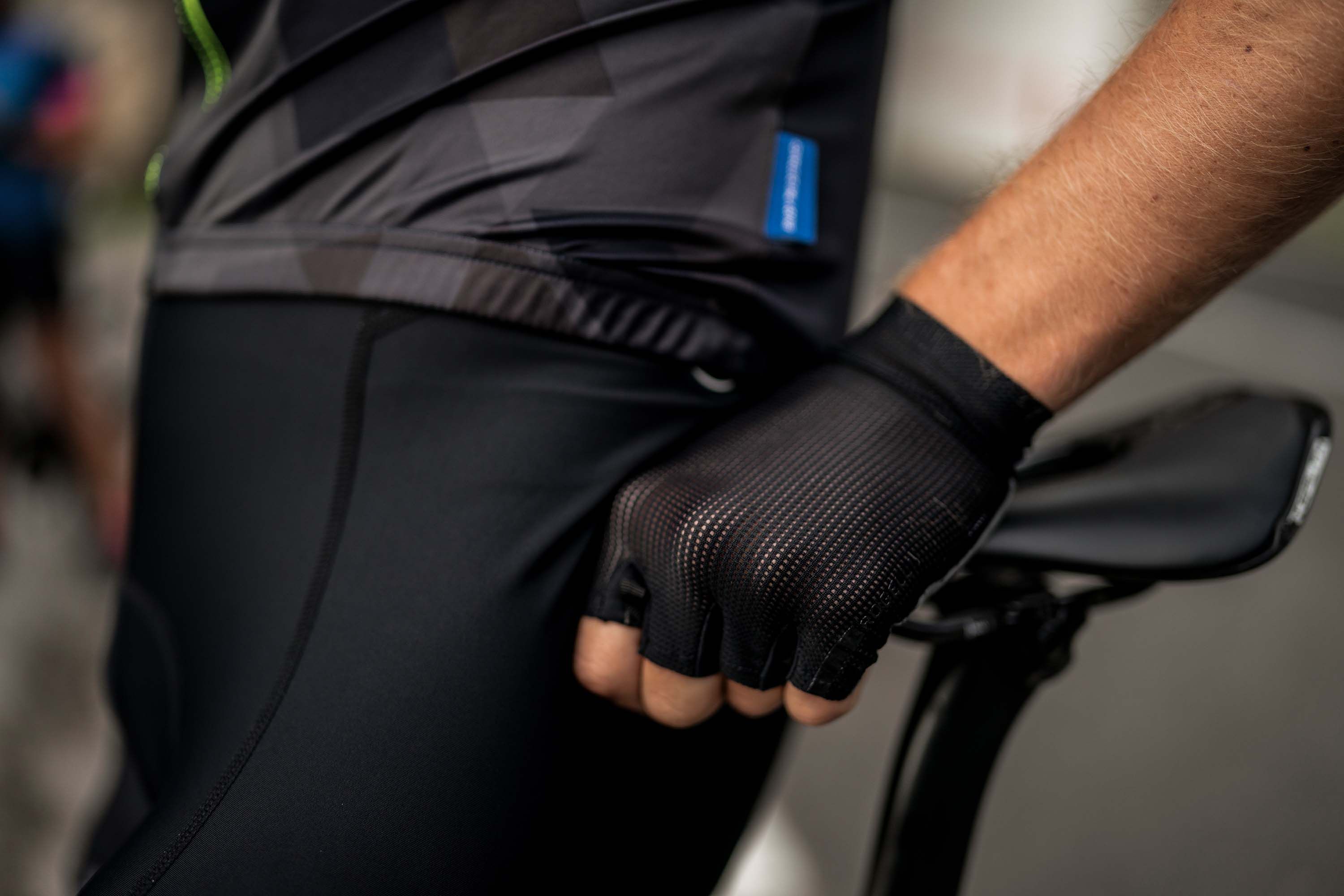 Rogelli Alpha Schwarz Herren Fahrradhandschuhe