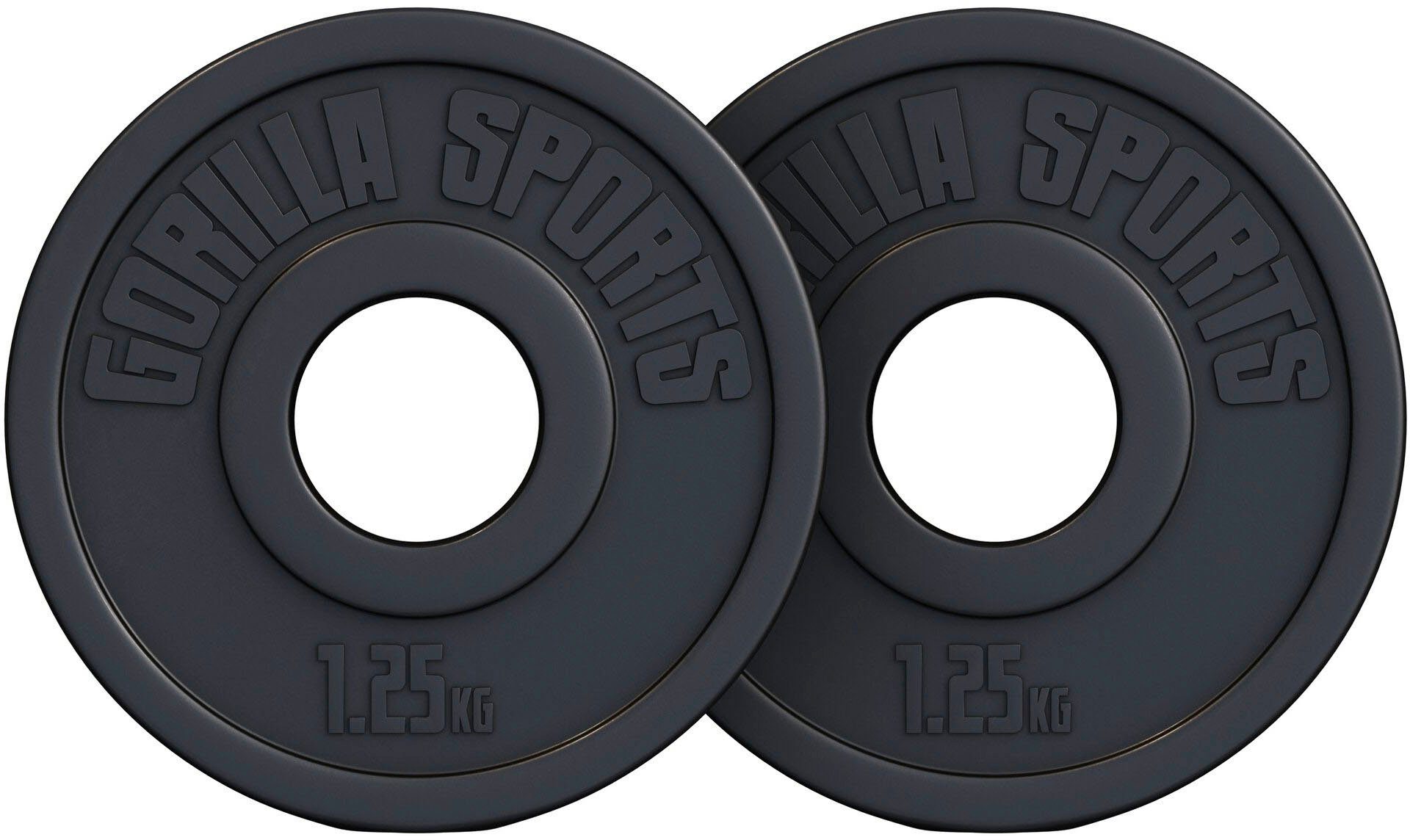 GORILLA SPORTS Hantelscheibe Hantelscheibenset Olympia, 2,5 kg, (Set)