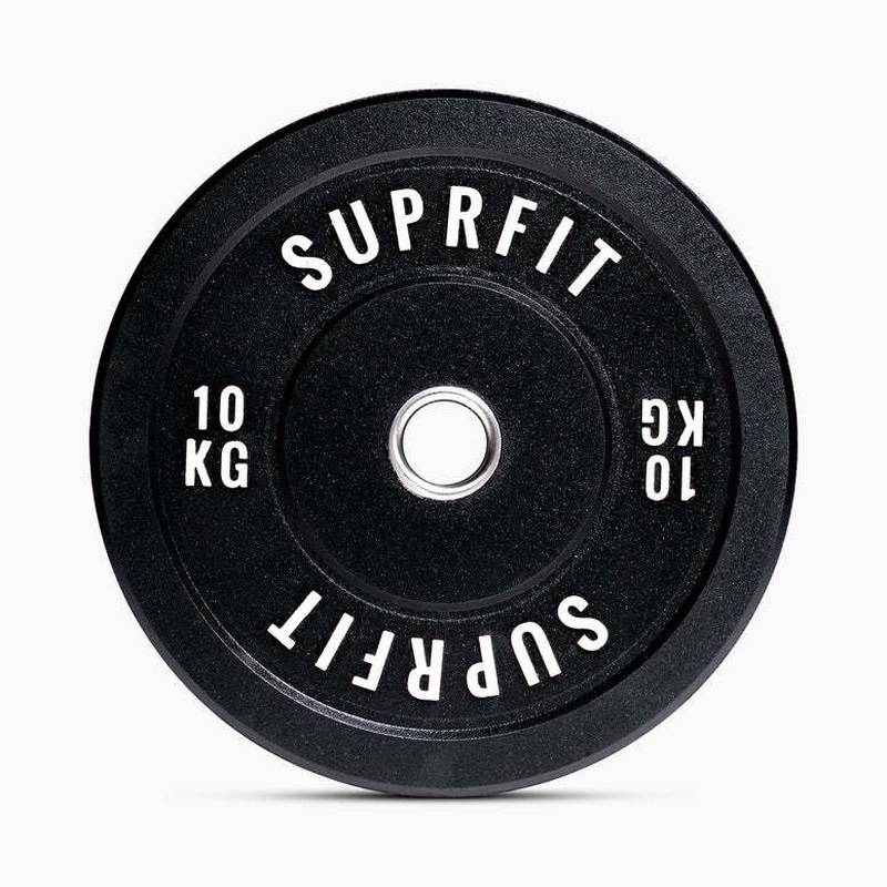 SUPRFIT Bumper Plates HiTemp White Logo (Paar) Hantelscheiben