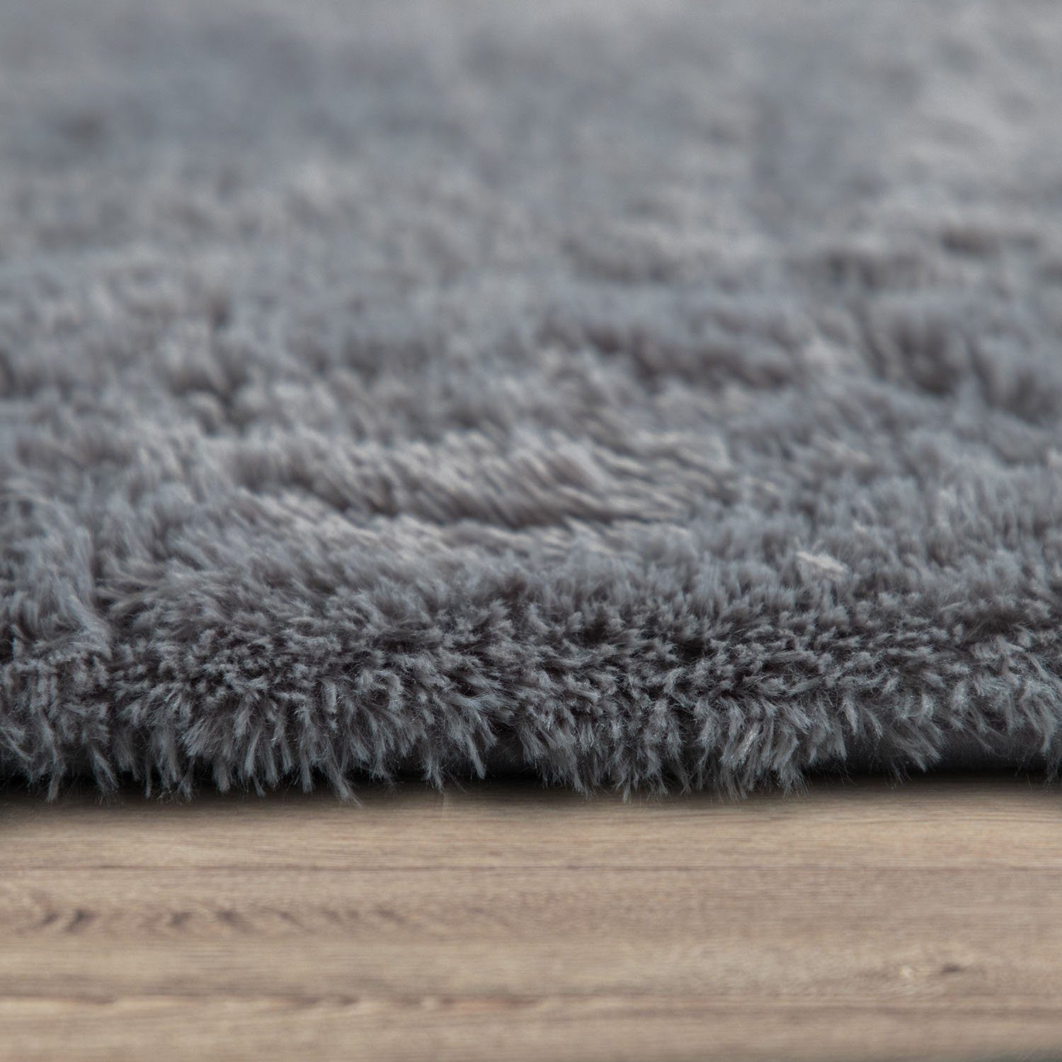 Hochflor-Teppich Silky 591, Paco Home, rechteckig, Höhe: 37 mm, Uni-Farben, besonders weich und kuschelig