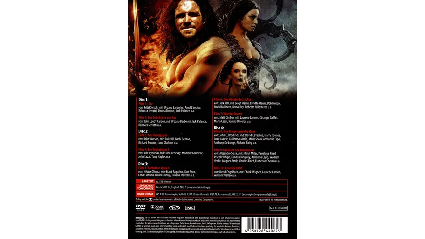 Im Reich der Barbaren Box  [4 DVDs]