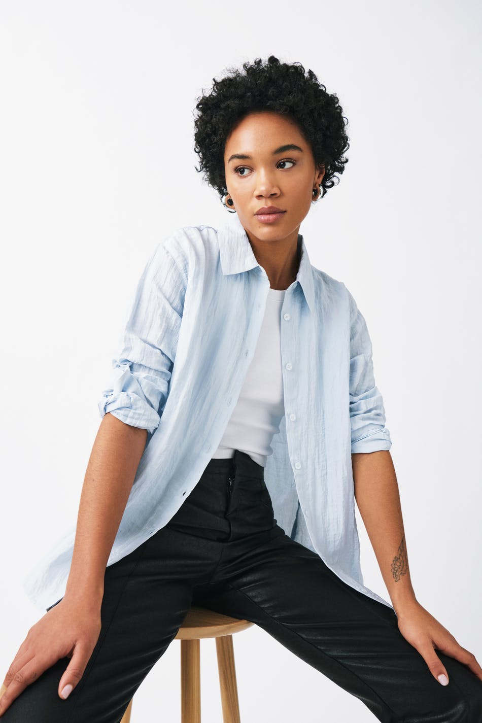 Crinkled shirt