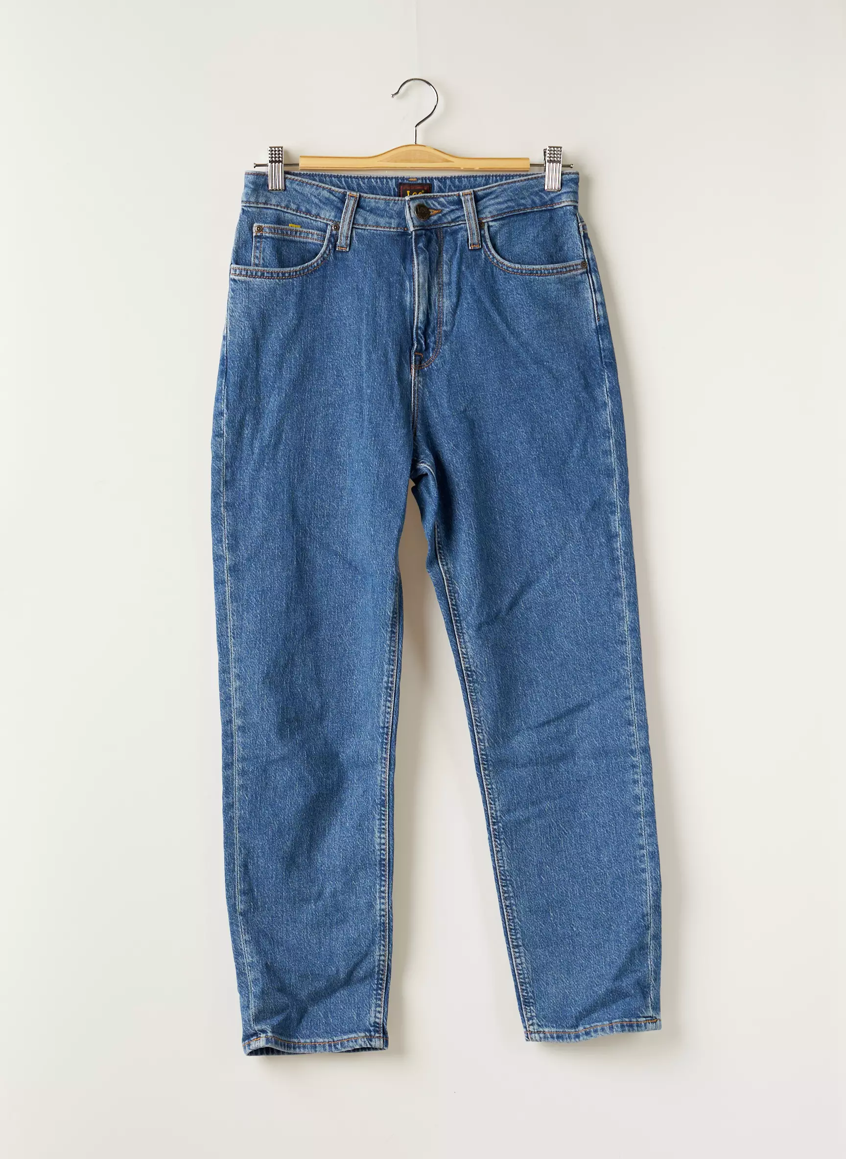 Lee Jean Mom Femme couleur bleu
