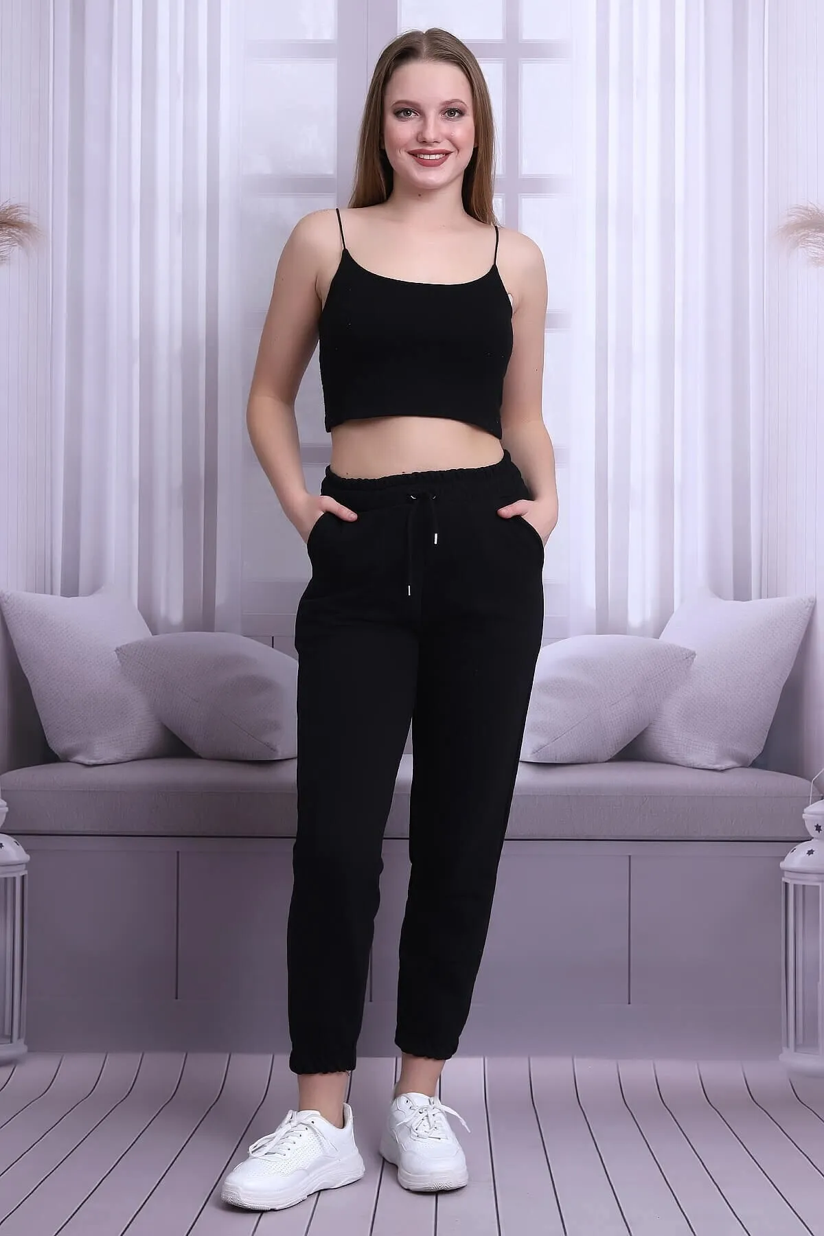 Deafox  Jogginghose - Schwarz - Slim