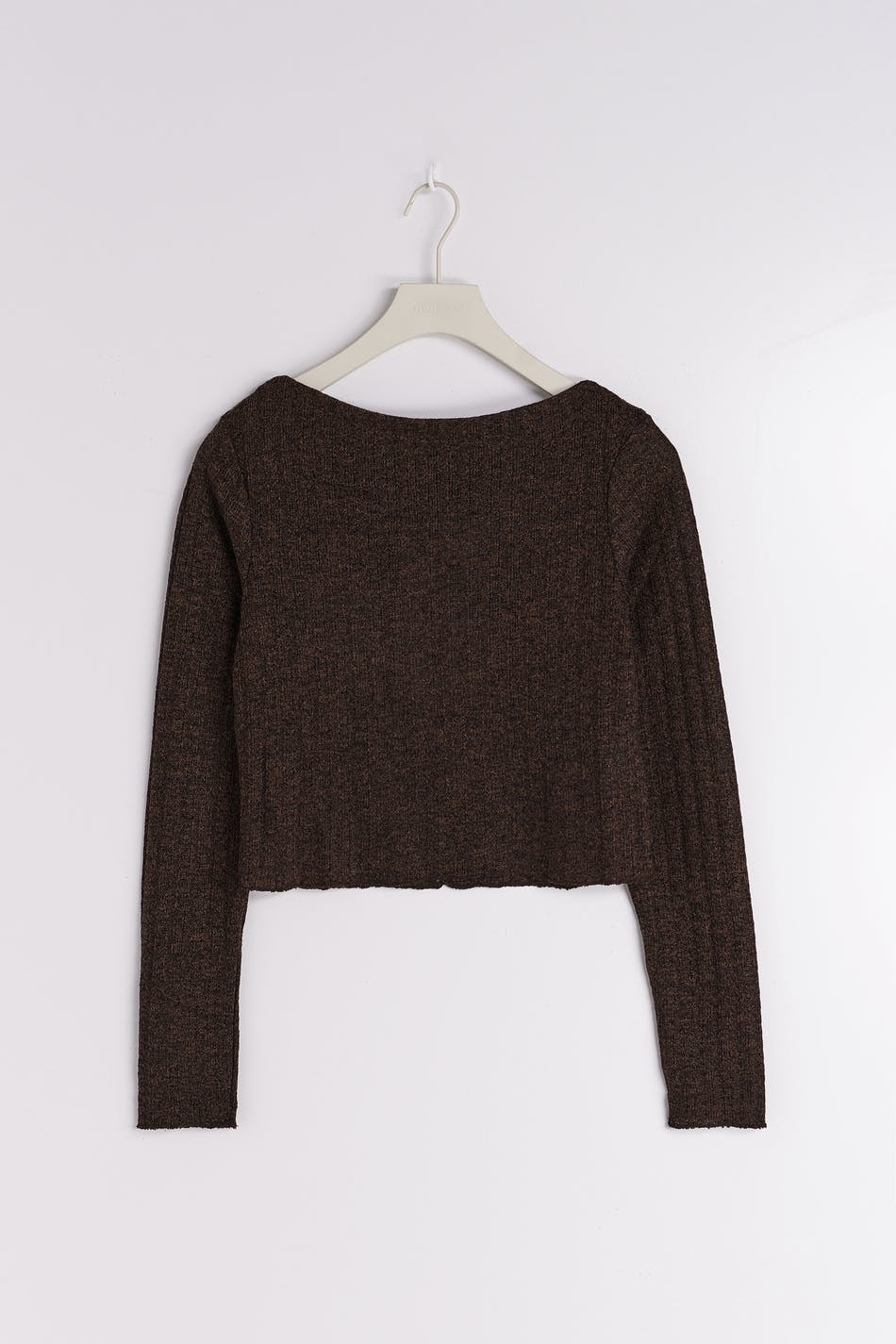 Rib long sleeve top
