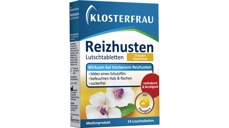 Klosterfrau Reizhusten Lutschtabletten Orange