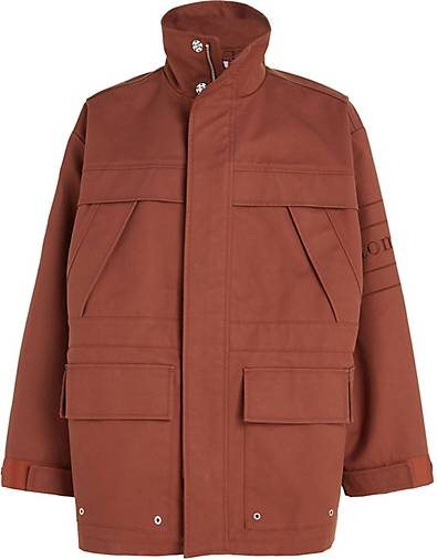 TOMMY-JEANS Herren Feldjacke TJCU COTTON TWILL FIELD JACKET