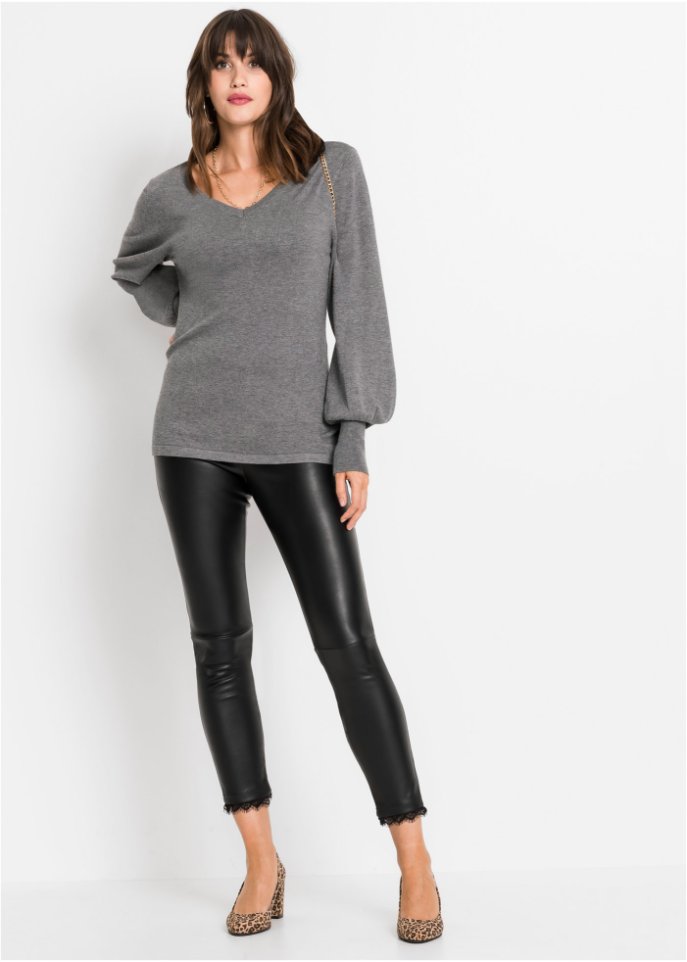 Pullover mit Ballonärmeln