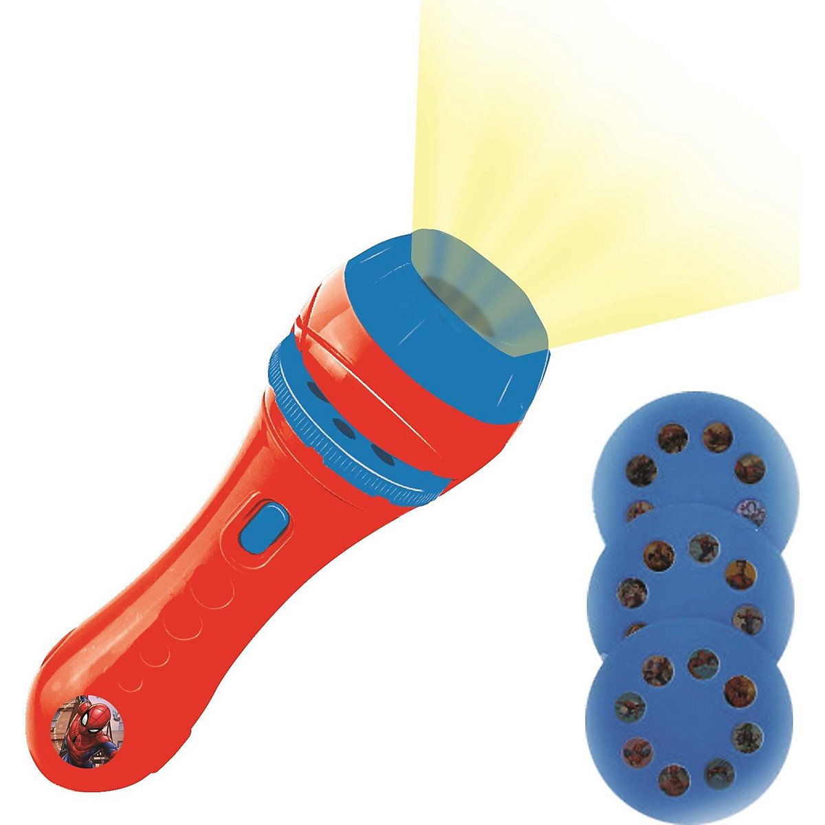 Spider-Man - Story Projektor - Nachtlicht + Taschenlampe mit Projektor